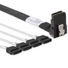 10Gtek® 6G Internal Mini SAS 36-Pin SFF-8087(Host) Male to 4x