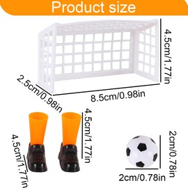 OUDQFCJ Tischkicker Kinder Mini Fussball Kickertisch Bälle Tischfussball Foosball Table for Children