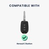 kwmobile Car Key Case Compatible with Renault 3-Button Dacia Sandero