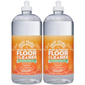 ANGRY ORANGE Spray and Go Floor Cleaner - Citrus Mint - 32 oz - Value 2 Pack