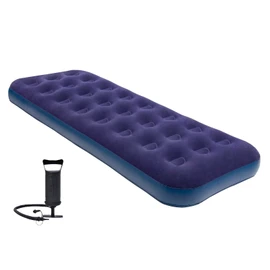 Single Size Air Mattress Inflatable Bed with Pump and Pillows,Blow Up Mattress for Camping and Home