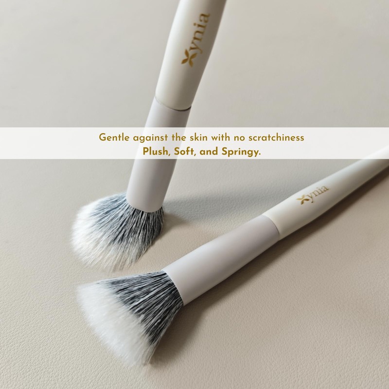 Double-Layer Goat Hair Blush Brush Set