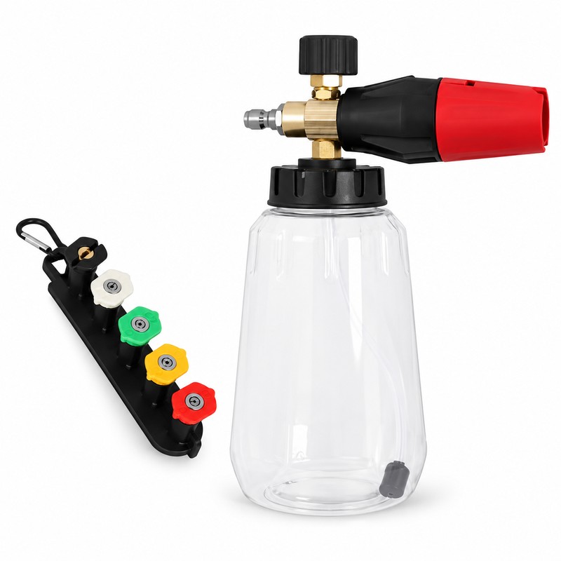 Pressure Washer Foam Cannon for Car Washing – Adjustable Fan