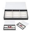 12 Grids Dustproof Jewelry Glasses Organizer Sunglasses Display Container Storage