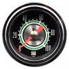 Stewart Warner Green Line Mechanical Oil Pressure Gauge 2 1/16"