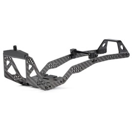 HooCrawler 1/10 RC LCG Kit de chasis ultra ligero 92 g/3.3 oz Chasis de carbono de rendimiento para 1/10 RC Crawler Capra SCX10 (kit de chasis)