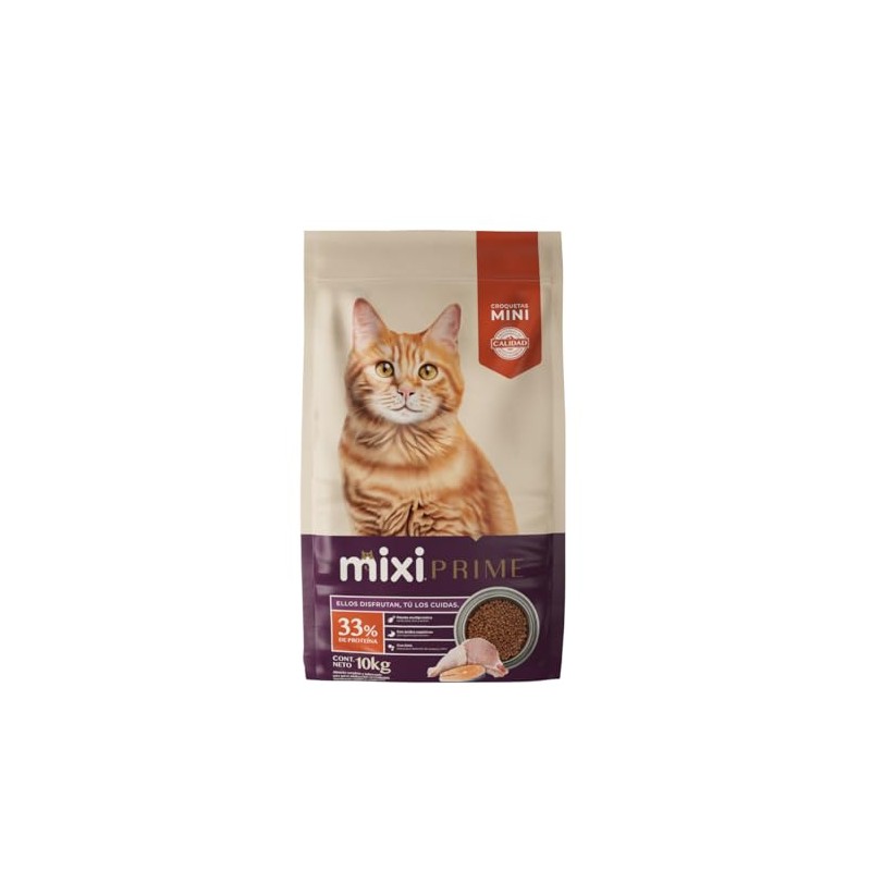 MIXI Prime croquetas para Gato Adulto 10 kg.