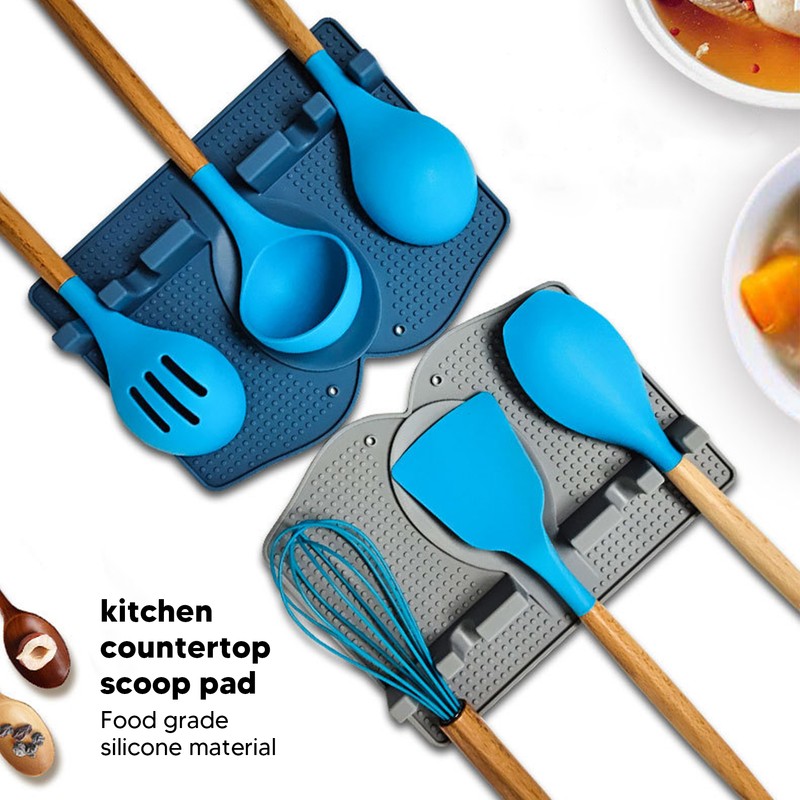 Silicone Utensil Rest Heat Resistant Non Slip Silicone Utensil Holder