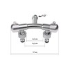 S&M 's & m 551451 – Tap Design Male 1/2, Double Output