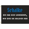 U24 Flagge Fahne Schalke die geilsten Hissflagge 90 x 150 cm
