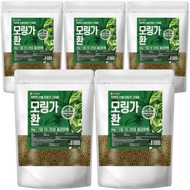 5 1kg moringa pills from India, 90% high-content moringa leaves / 인도산 모링가환 1kg 5개 고함량 모링가잎90%