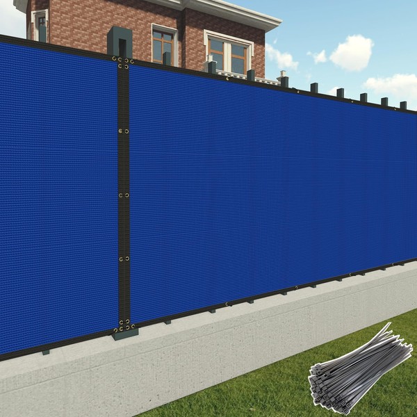 Patio Paradise 4' x 98' Blue Privacy Fence Screen Heavy