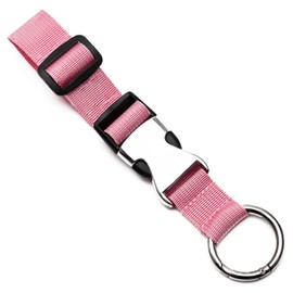 ZOUIQSS Add a Bag Luggage Straps Jacket Gripper Luggage Straps Baggage Suitcase for Travel Belt Luggage with Buckle Adjustable Luggage Accessories(Pink)