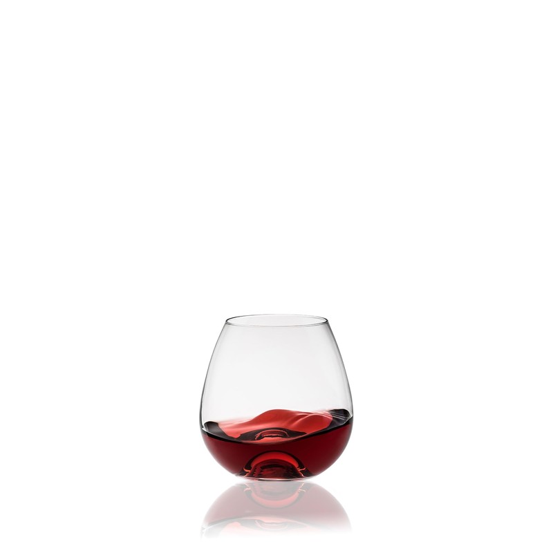 RONA Drink Master # 4 Stemless Burgundy Glass | Set