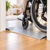 17.72-Inch Modular Aluminum Ramp for Doorway Transitions – 2-Piece Anti-Slip