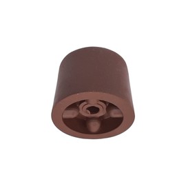 cyclingcolors Door Stop Door Stopper Floor Buffer for Screwing Made of Rubber Wall Protection Brown Brown