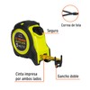 Truper FA-5M, Flexómetro Auto-Lock contra impactos 5 m cinta 19