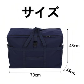 Arxus Tote Bag, Large Capacity, Boston Bag, Large Bag, Waterproof, Foldable, For Travel, Study, Moving, Storage Bag, 120L-Blue