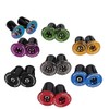 1 Pair Aluminum Bike Handlebar End Plugs, Expanding Locking Bar