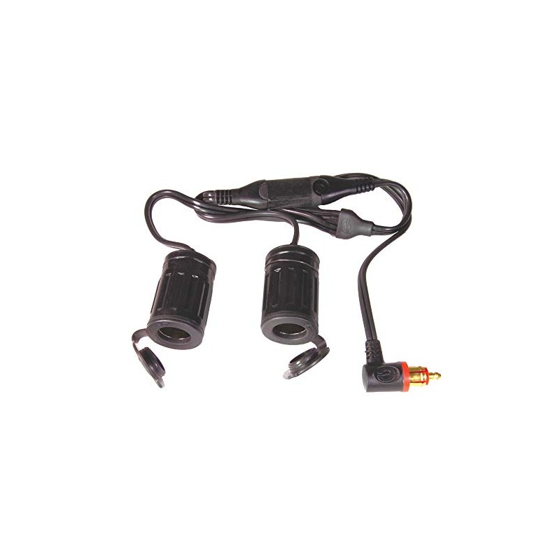TECMATE Optimate Cable O-36, Y-Splitter, Bike 90° Plug, 2 x