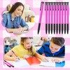 Colarr 100 Pcs Retractable Ballpoint Pen Bulk Pink Shell Medium