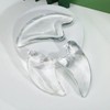 Gua Sha Massager Transparent Crystal Full Body Face Meridian / 괄사마사지기 투명 크리스탈 전신 바디 얼굴 경락