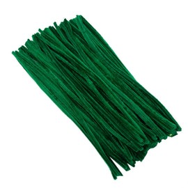 300 piezas de limpiapipas de chenilla, set de 3 limpiapipas en colores pastel para manualidades, decoraciones DIY, limpiapipas de chenilla (verde)