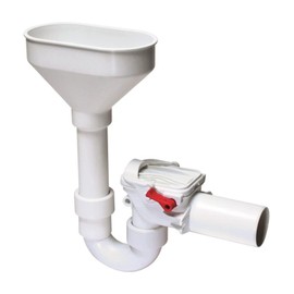 Kessel Staufix 73053 U-Odour Trap with Check Valve for Heating System Diameter 50 mm