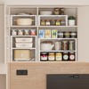 Zilvando Heavy-Duty Adjustable Metal Shelf Organizer - Expandable & Stackable