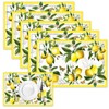 Lemon Summer Set of 6 Place Mats, 30 x 45