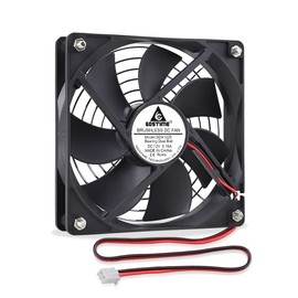 GDSTIME 120 mm Case Fan 120 mm Fan 120 mm PC Fan 120 x 25 mm Dual Ball Bearing 12 V Computer Fan 2000 RPM DC Brushless Fan for Workstation PSU Receiver Projector