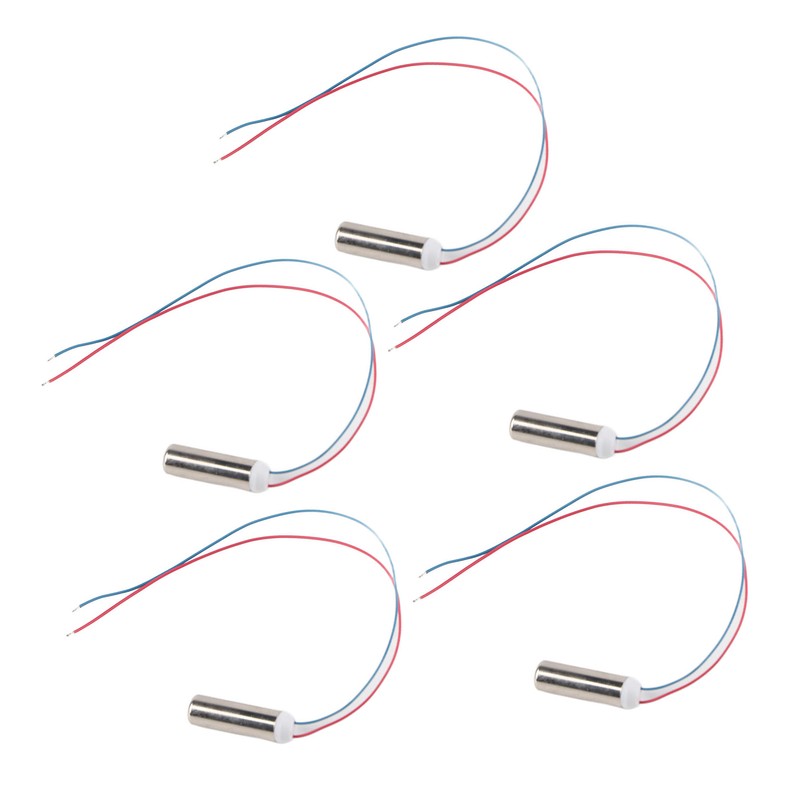 5Pcs 14500rpm Waterproof Cylindrical Micro Coreless Vibration Motor for Massager