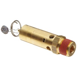 Control Devices SF50-1A150 SF Series Brass ASME Safety Valve, 150 psi Set Pressure, 1/2" Male NPT