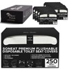SoNeat Disposable Toilet Seat Cover- 2000 Sheets of XL Half-Fold