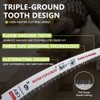 MORETOPGOOD 9” Arc Edge Reciprocating Saw Blade, 7TPI Japanese Teeth
