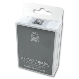 Sage's Portal Arcane Armor Matte Card Sleeves Exceptional Durability 66mmx91mm Standard Size MTG Card Sleeves 100 Count (Grey)