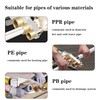Plastic pipe welding tool，Plastic welder kit Contains welding heads of
