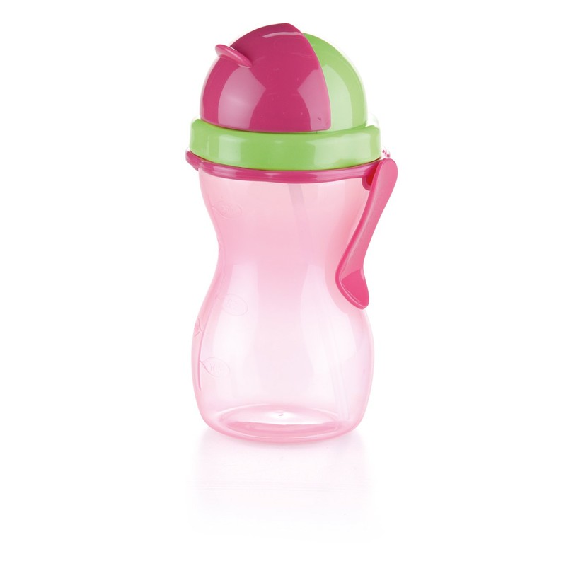 Tescoma Bambini Bottle for Children with CAÑITA, Pink, 20 x