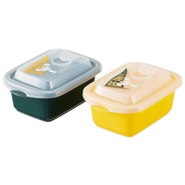 Skater FCNF1W Fluffy Storage Container, 10.1 fl oz (300 ml), 2 Pieces, Side Dish Container, Seal Container, Snoopy 20, Peanuts