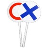 Play Avenue Big x Plate, Diameter 5.1 inches (13 cm),