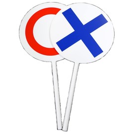 Play Avenue Big x Plate, Diameter 5.1 inches (13 cm), Total Length 10.2 inches (26 cm), Plastic