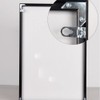 Odinest Metal Aluminum Alloy Hook Picture Frame Bracket Flat Corner