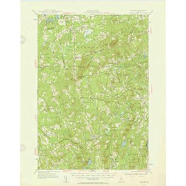 YellowMaps Brooks ME topo map, 1:62500 Scale, 15 X 15 Minute, Historical, 1955, Updated 1957, 21 x 16.5 in - Paper