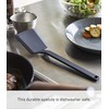 Yamazaki Home Silicone Spatula, Silicone, No Assembly Req., Black