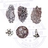 Creative Pattern Paisley and Floral Wooden Blocks for Printing (Set