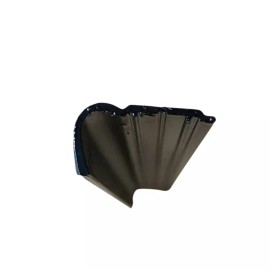 Mr Metal Aluminum 92" Black RV Filon Trim Cover Aluminum Non-Insert Trailer Edge - 1 1/16" x 1/2"