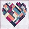 Whole Circle Studio Pieces of Love Quilt Pattern, White