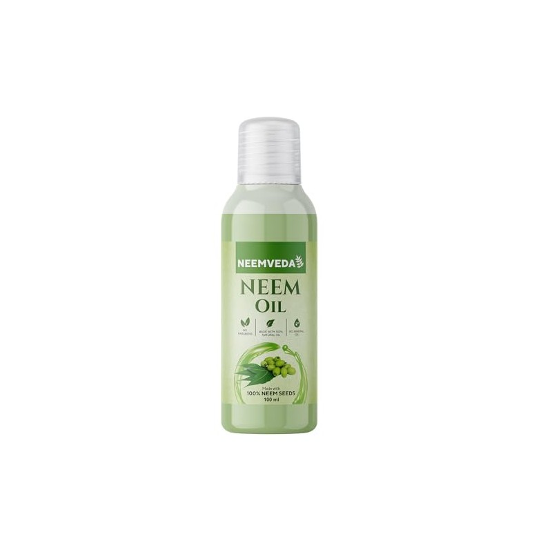 Virgin Neem Oil, 100 ml, Cold Pressed Pure Unrefined Oil