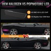 POPMOTORZ 2PCS Rear Fender Pink Purple LED Side Marker Lights