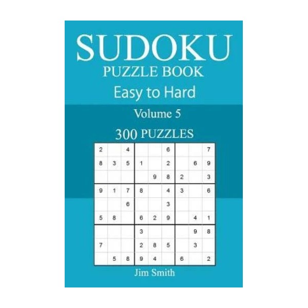 300 Easy To Hard Sudoku Puzzle Book